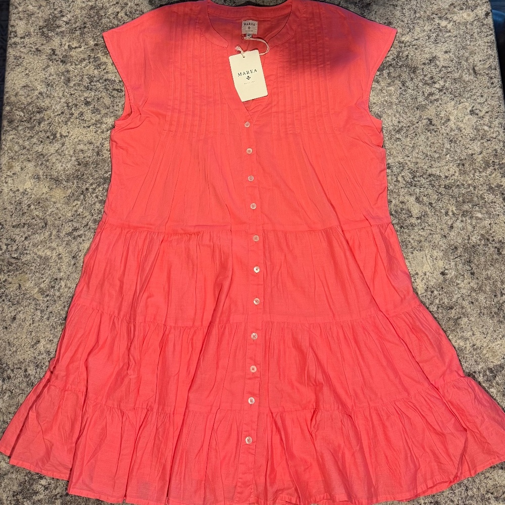 NWT Marea Mackenzie Dress Watermelon Size Small